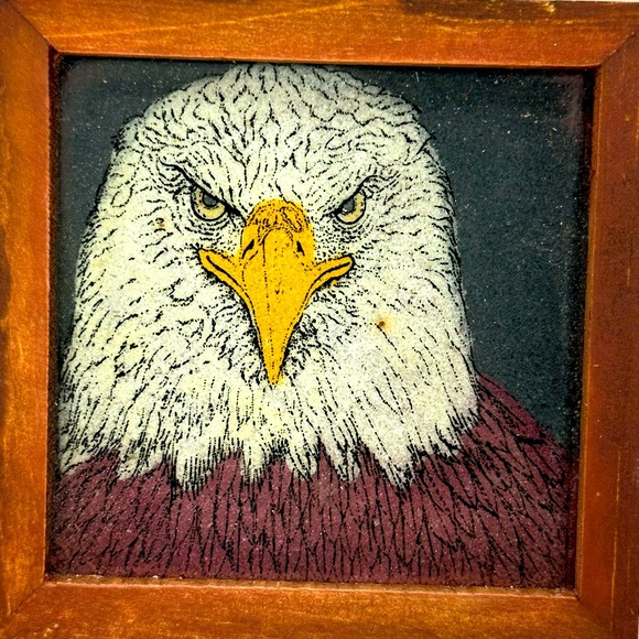 NIB - VERY UNIQUE Gemstone Art Wooden and Glass Coasters - Set of 7 Animals - Picture 7 of 10